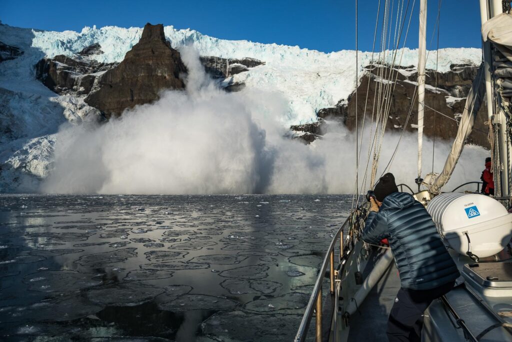 An Arctic Sailing Expedition aboard SV Tilvera in Scoresbysund, East Greenland