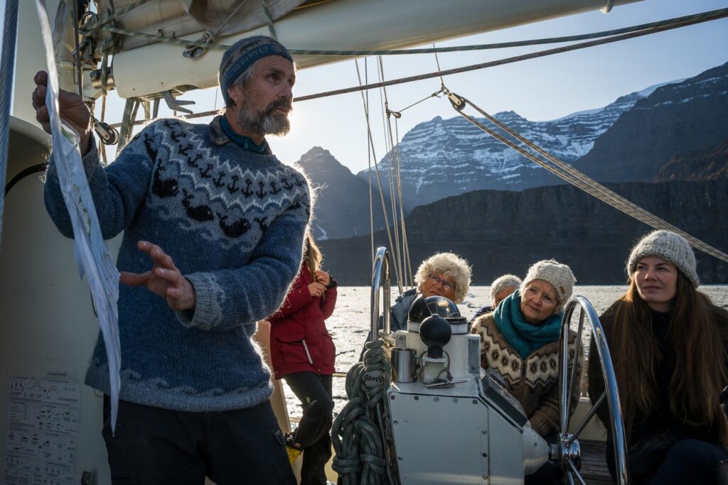 An Arctic Sailing Expedition aboard SV Tilvera in Scoresbysund, East Greenland
