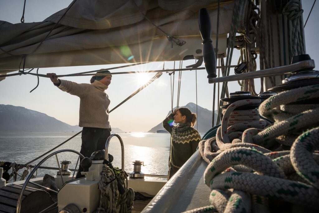 An Arctic Sailing Expedition aboard SV Tilvera in Scoresbysund, East Greenland