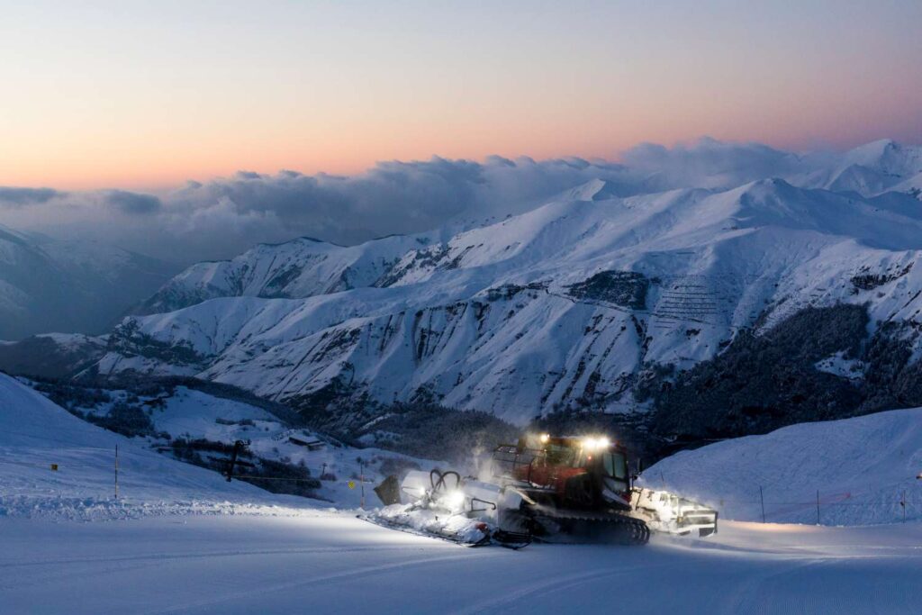 Gourette_Balade en dameuse ©G.Arrieta