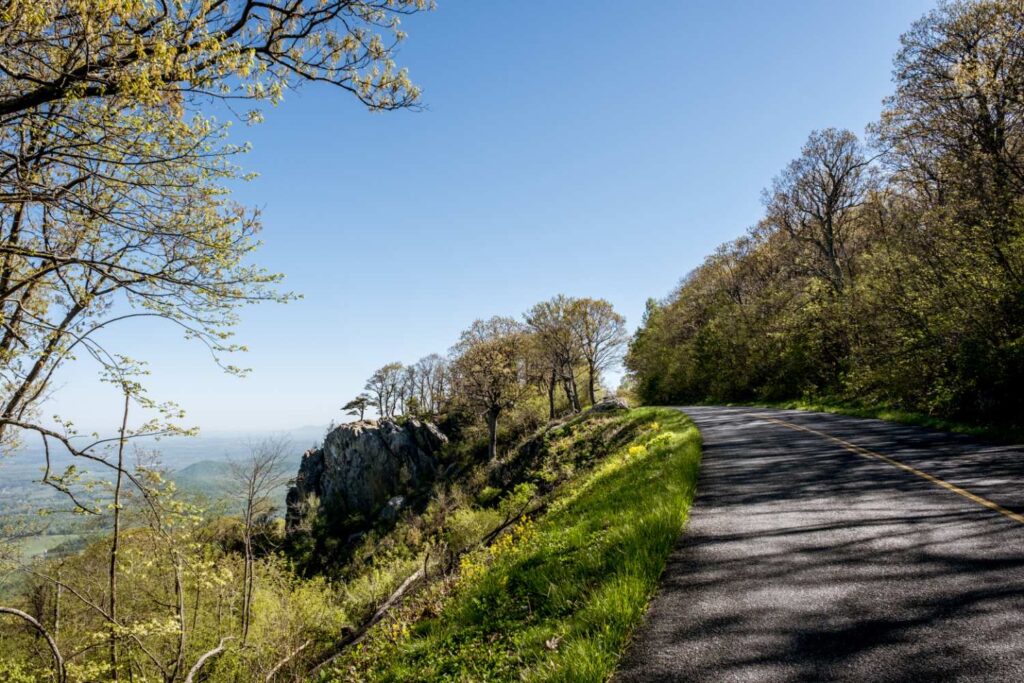 02_ De Blue Ridge Parkway volgt de toppen van de Appalachen