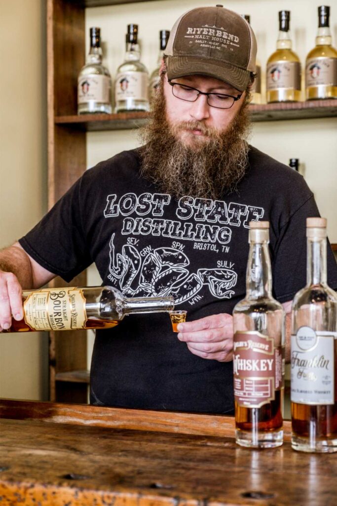 Legale whiskey in de Appalachen