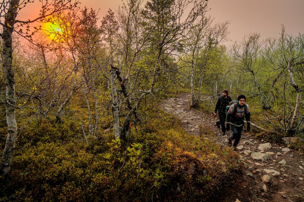 Midsummer nights in Levi, Finnish Lapland